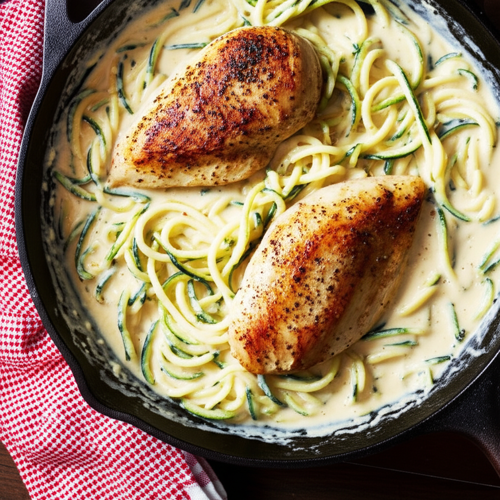 Keto Chicken Alfredo