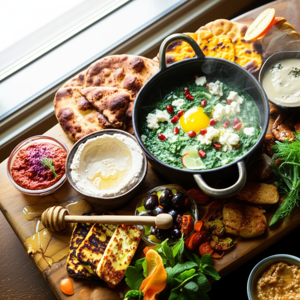 Middle Eastern Breakfast Board