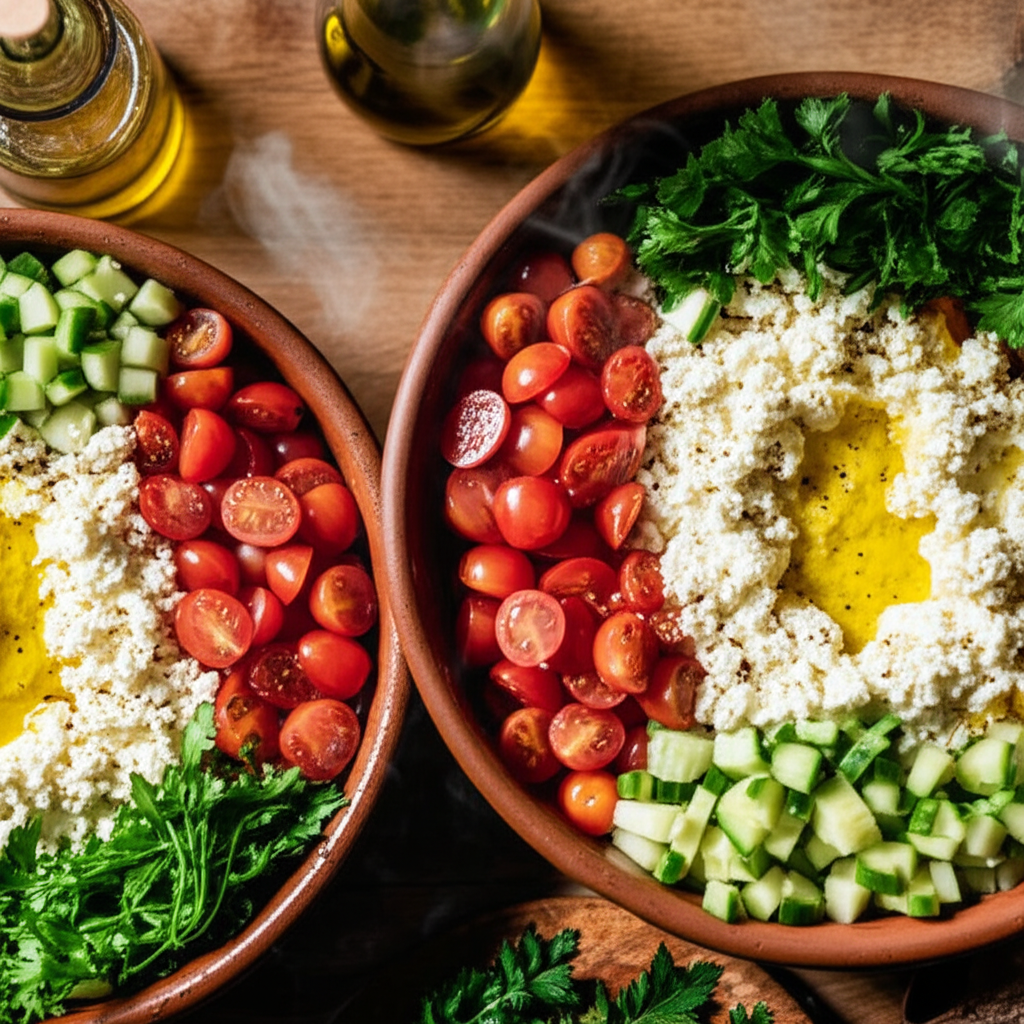 Savory Cottage Cheese Bowl