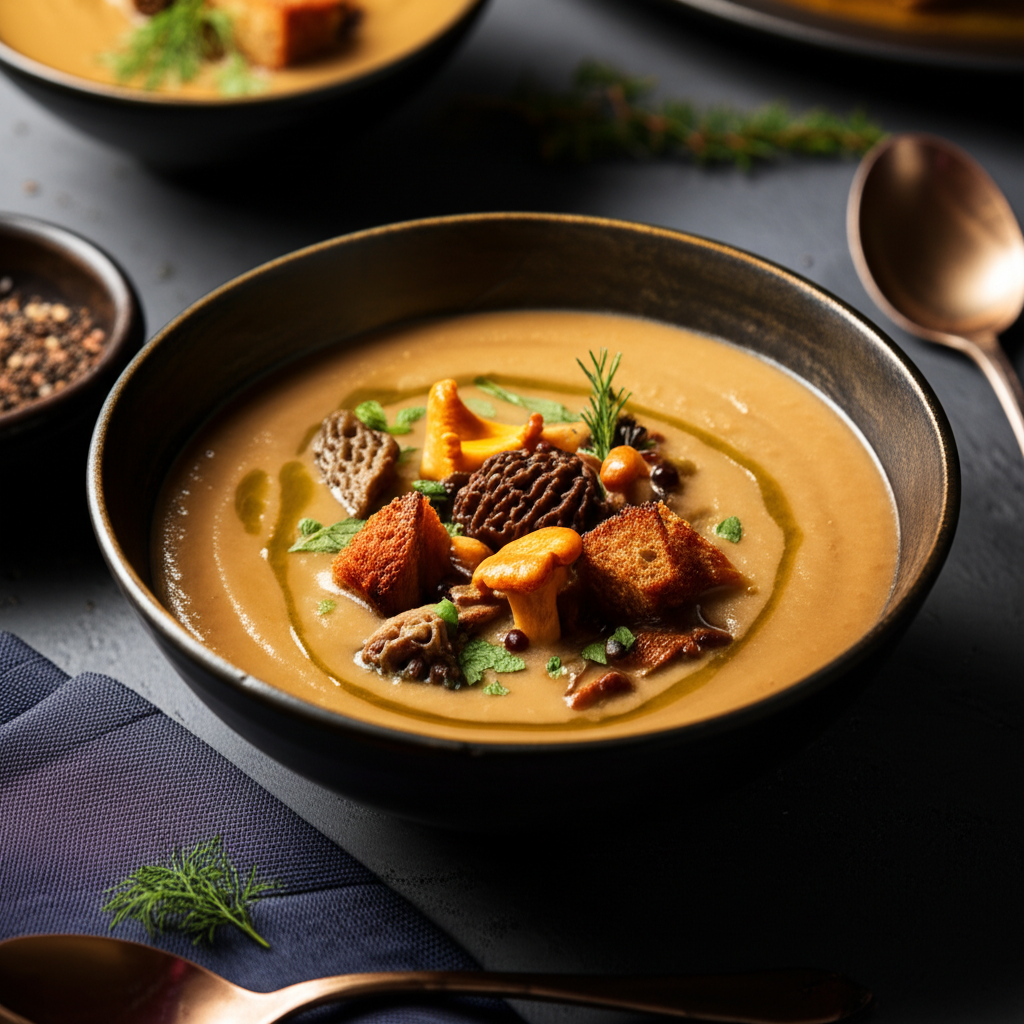 Nordic Forest Mushroom Soup